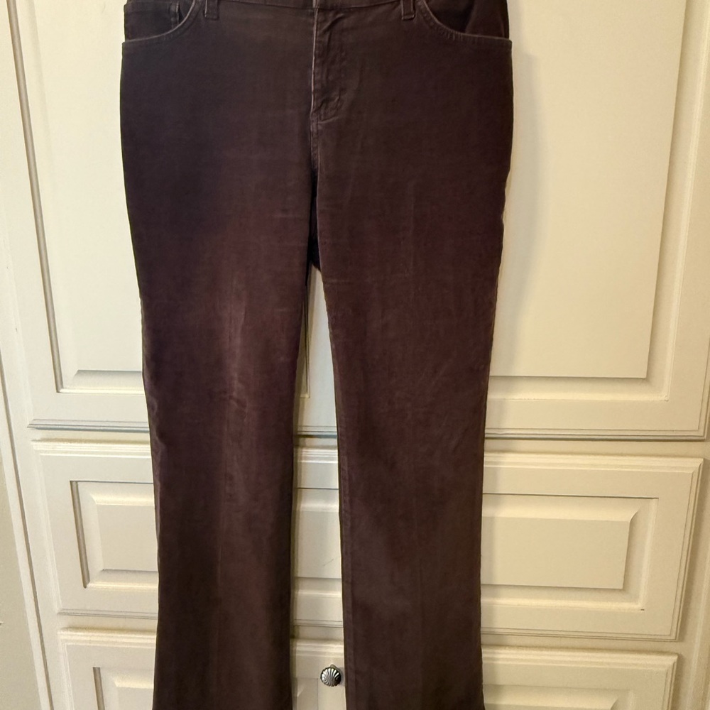 St. John's Bay Stretch Corduroy Pants - Deep Brown - Size 6